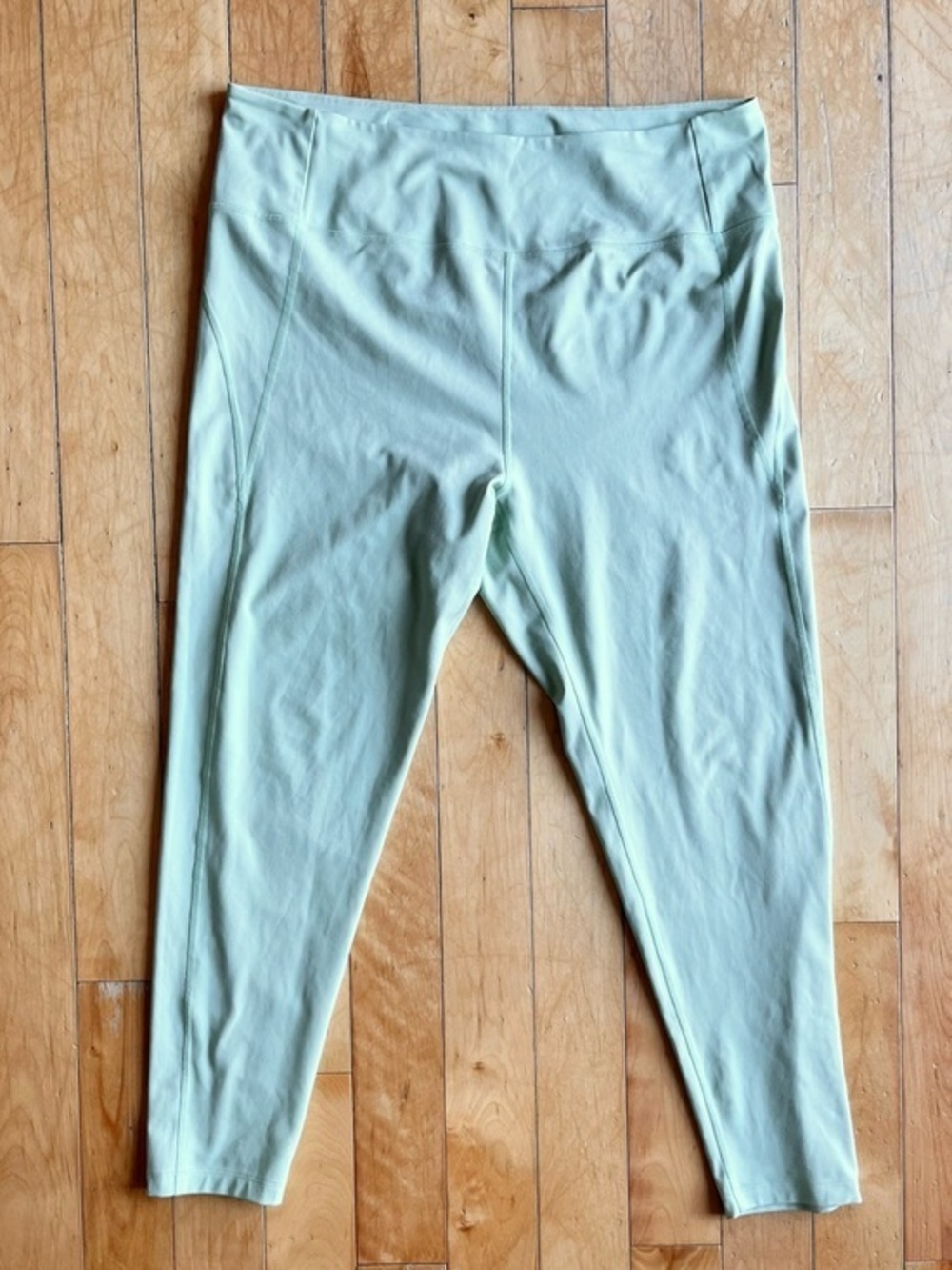 Girlfriend Collective Light Green High-Rise Leggings Size 4XL